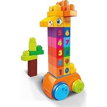 Nacario Fisher-Price Mega Bloks Matematik Arkadaşı Zürafa, 30 Parçalı GFG19