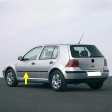 Nacario Sol Ön Kapı Çıtası Siyah Plastik 1J4853515J Vw Golf 4 ile Uyumlu 1998-2004