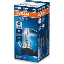 Nacario Osram Ampul 12V H15 15/55W Cool Blue Intense Serisi%20 Fazla Beyaz Işık Osr 64176CBN