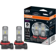 Nacario Osram H11/H16 Ledriving Hl Easy LED Far Ampulü, Beyaz, 2'li Set