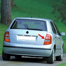 Nacario Sağ Arka Stop Fren Lambası 6Y6945112B Skoda Fabia Hb Makyajsız ile Uyumlu 2000-2004