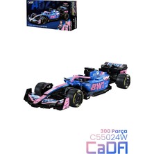 Nacario Cada Bwt Alpıne F1 Formula Aracı 1/24 Scale -C55024W (300 Parça) Oyuncak Yapım Seti Blok