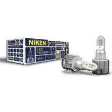 Nacario Niken H15 LED Xenon Nova Soft Serisi 55W 18000 Lümen 6500K Beyaz Far Ampulü 2 Adet