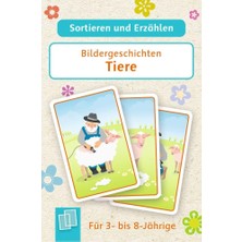 Nacario Bildergeschichten – Tiere: Für 3- Bis 8-Jährige (Sortieren Und Erzählen)