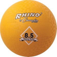 Nacario Champion Sports Ağır Hizmet Gergedan Oyun Alanı Topu 8.5 "d - Iki Katlı, Naylon Yara, Sadece Sarı