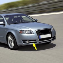 Nacario VASS41 Sağ Sis Farı Yan Plastik Parçası 8E0807152A Audi A4 B7 ile Uyumlu 2005-2008