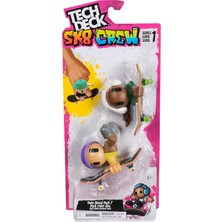 Nacario Tech Deck Sk8 Crew, Yardımcı Figürlü 2’li Paket Parmak Kaykayları, Kişiselleştirilebilir Mini Kaykaylar, 5 Yaş ve Üzeri (Çeşitli)
