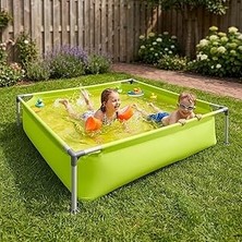 Nacario Kids Frame Pool Yeşil Çerçeveli Çocuk Havuzu 122 cm x 122 cm x 33 cm 17256
