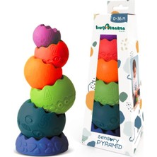 Nacario Sensory Yumuşak Piramit: Duyusal Denge Oyuncağı | Üst Üste Dizme Oyunu | Alfabe Rakamlar ve Renkleri Öğretir | Bebek Denge Dizme Istifleme Oyuncak | Montessori Tipi | Motor Becerileri ve Zihinsel