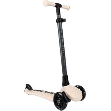 Nacario Let's Be Child Let's Ride 3 Tekerlekli Katlanabilir Işıklı Scooter Bej