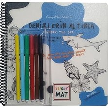 Nacario Akademi Çocuk Funny Mat Mini Set Denizlerin Altinda Kalemli