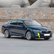 Nacario Sağ Ön Far Yıkama Kapağı 5E3955110 Skoda Octavia 4 ile Uyumlu 2020-2024