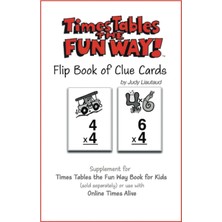 Nacario Times Tables The Fun Way Flip Book Of Clue Cards: Supplemental For The Times Tables The Fun Way Book For Kids