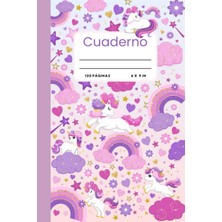 Nacario Independently Published Cuaderno Escolar Para Niñas 120 Páginas: Cuaderno De Composición Para Niñas | Cuadernos Escolares Con Diseño Para Niñas | Cuaderno Escolar De Unicornio (Portuguese Edition)
