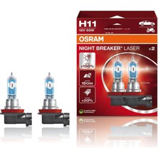 Nacario Osram H11%150 Fazla Işık Night Breaker Laser 12V