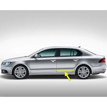 Nacario Sol Arka Kapı Krom Çıtası 3T0853753 Skoda Superb 2 ile Uyumlu 2014-2015
