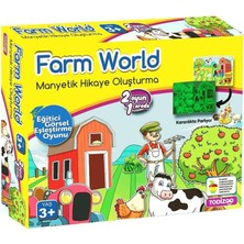 Nacario Farm World Manyetik Hikaye Oluşturma Kutu Oyunu