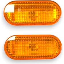 Nacario Sağ Sol Yan Sinyal Lambası Turuncu 2 Adet Vw Transporter T5 ile Uyumlu 2004-2010