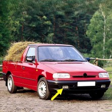 Nacario Ön Tampon Sağ Sis Farı Kapağı 6U0807432D Skoda Pickup Pikap ile Uyumlu 1995-2001
