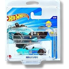 Nacario Hot Wheels - Morgan Super 3 - Factory Fresh 1/5 - HYW13 - Short Card - Morgan Motor Company - Turkuaz Mavi - Mattel 2025-1:64