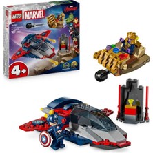 TeknoKapsül LEGO ǀ Marvel Kaptan Amerika, Thanos'a Karşı 76319 - 4 Yaş ve Üzeri Süper Kahraman Seven Çocu
