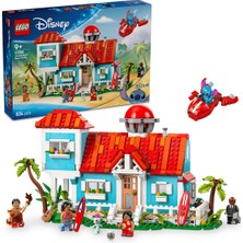 TeknoKapsül LEGO ® ǀ Disney Lilo ve Stiç Plaj Evi 43268 - 9+ Çocuklar Için Yaratıcı Oyuncak Yapım Seti (834P)