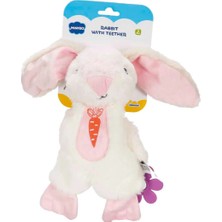 TeknoKapsül Minibo Diş Kaşıyıcılı Sevimli Peluş Tavşan
