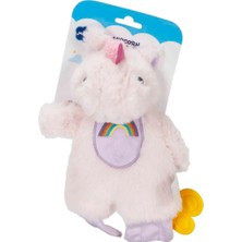 TeknoKapsül Minibo Diş Kaşıyıcılı Sevimli Peluş Unicorn
