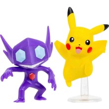 TeknoKapsül Sunman Pokemon Battle Figür Paketi POK/95007-E - Sableye ve Pikachu