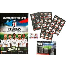 TeknoKapsül Mythos Cards Beşiktaş The Giants 2025-26 Sezonu Poster ve Çıkartma Seti