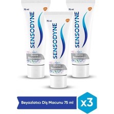 TeknoKapsül Sensodyne Hassas Dişler Için Beyazlatıcı Diş Macunu 75 ml X3