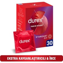 TeknoKapsül Durex Yakın Hisset 30'lu Ince Prezervatif