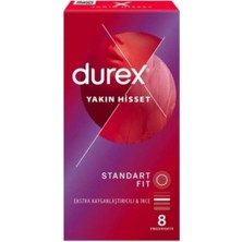 TeknoKapsül Durex Yakın Hisset Standart Fit 8'li Prezervatif