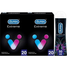 TeknoKapsül Durex Extreme Li 40’lı Prezervatif + Extreme Jel