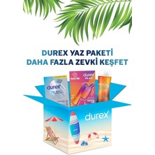 TeknoKapsül Durex Yaz Paketi Yok Ötesi Ekstra His Prezervatif + 2si1 Arada Titreşimli Vibratör +Ylang Ylang Jel 200ML