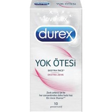 TeknoKapsül Durex Prezervatif Yok Ötesi 10 Lu