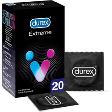 TeknoKapsül Durex Extreme 20LI Geciktiricili ve Tırtıklı Prezervatif
