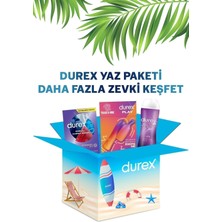 TeknoKapsül Durex Yaz Paketi Chill Karma Paket Prezervatif 20LI + 2si 1 Arada Titreşimli Vibratör + Aloevera Jel 200ML
