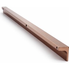 Nacario Lada Bronz Renk Metal 800 mm 80 cm Uzun Mobilya Çekmece Dolap Kulpları Mutfak Dolabı Kapak Kulbu
