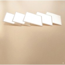 Wondeks 60X60 Sıva Altı LED Panel 3000K Gün Işığı Backlight LED Panel Armatür 5'li Paket