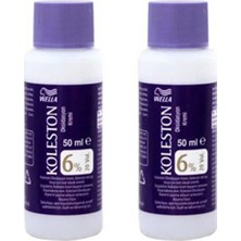 TeknoKapsül Wella Koleston Peroksit 6% Sıvı Oksidasyon Kremi 50 ml X2 Adet