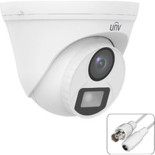 Unv UAC-T112-AF28 Ahd Dome Güvenlik Kamera 2mp 2.8mm4 In 1 Sabit Lensli Sesli