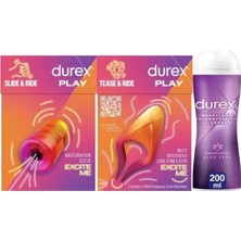 TeknoKapsül Durex Çoklu Erojen Bölge Uyarıcı + Manuel Mastürbatör + Aloevera 2si1 Kayganlaştırıcı & Masaj Jeli 200ML
