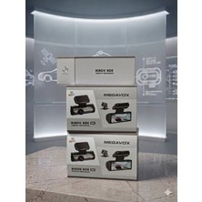 Megavox M-8 3.16" Dvr Araç Içi Kamerası LCD Ekranlı Gece Görüşlü 2 Kameralı G-Sensör Wi-Fi 1080P