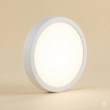 Yurdugül 18 Watt Yuvarlak LED Panel Sıva Üstü 6500K Beyaz Işık