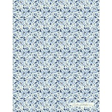 Nacario Independently Published Blue Floral Pattern Theme Sketchbook: Artists And Writers Journal For Creative Inspiration
