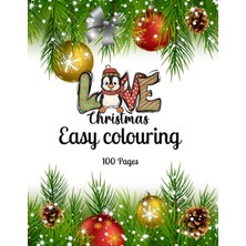 Nacario Christmas Coloring Book For Kids Or Adults 100PP, 8.5 With 11INCHE, Easy Christmas Colouring Books, All About Christmas, Santa Claus,: Christmas ... Colouring Books, All About Christmas