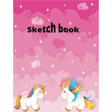 Nacario Independently Published Sketch Book, Cuaderno De Dibujo Con Unicornio