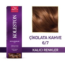 TeknoKapsül Wella Koleston Single Tüp Saç Boyası 6/7 Çikolata Kahve