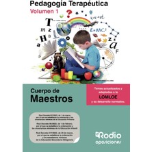 Nacario Cuerpo De Maestros. Pedagogía Terapeútica. Volumen 1. Lomloe